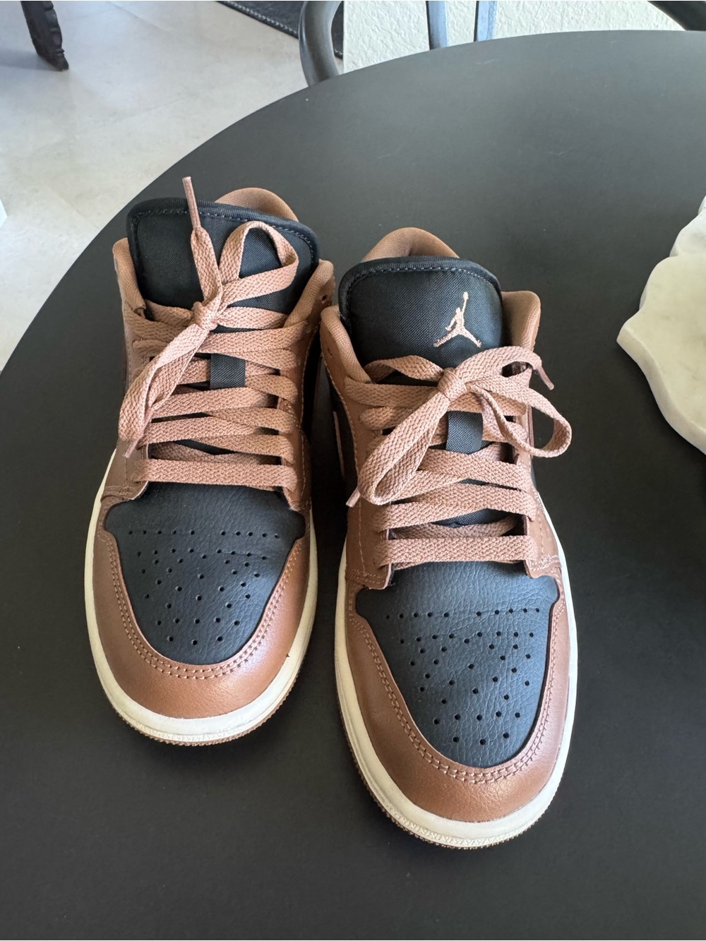 NWT Jordan Low-Top Sneakers in Brown and Black